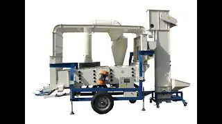 Sesame Sunflower Seeds Chia Seeds Double Air Screen Cleaner Seed Cleaning Machine #seedcleaner