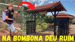 🥵 Tivemos que PINTAR a CERCA na mão, usando PINCEL, veja o PORQUE 🙆🏻‍♂️
