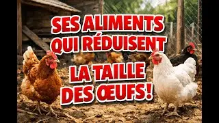 Les aliments emp&ecirc;chent vos poules de faire des oeufs DE BONNE TAILLE