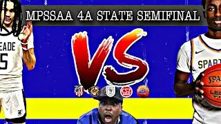 ROAD TO COLLEGE PARK MPSSAA 4A, МАЛЬЧИКИ, ШТАТ, ПОЛУФИНАЛ, Мид против Лорела | Университетский ба...