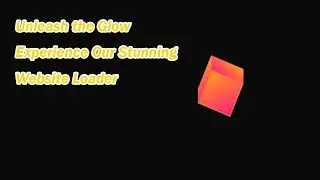 Create a Stunning Glowing Website with 3D Loader Animation | Useing HTML/CSS/JAVA | By GURU