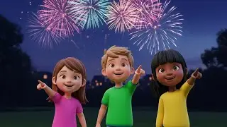 New Year Fireworks Rhyme for Kids | Holiday Song, Nursery Rhymes & Baby Songs 🎆🎉🎶