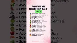 Foods That May Support Brain Health After 50
