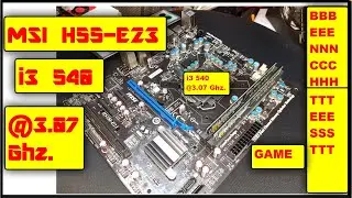 MSI H55M-E23 Intel&reg; Core&trade; i3 CPU 540 @3.07GHz. SPARKLE GeForce 9400 GT 1GB/ASUS AMD RX570