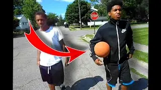 DDG PLAYS BASKETBALL IN THE HOOD! (OLD VIDEO)