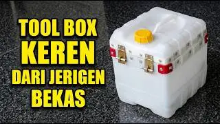 Cara membuat wadah perkakas dari jerigen bekas