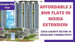 Actual Video of 3 BHK Flat in Coco County Noida Extension |☎️7861008808 | 1152 Sft | Price: 43.8 Lac