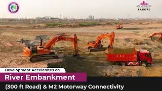 Rapid Progress on River Embankment & M2 Motorway Access | Massive Development Update!