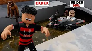 ROBLOX - JOGAMOS A MOTO ROUBADA DO TALARICO NO ESGOTO
