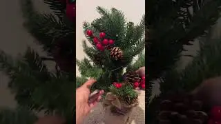 2FT Pre-lit Mini Christmas Tree with 20 LED Lights
