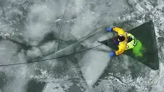 Tech team ice rescue drill 2/25