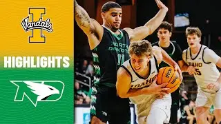 North Dakota at Idaho (Men's Basketball) | Full Game Highlights | 12.03.2025