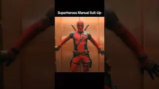 Superheroes Manual Suit-Up ☠️ #shorts