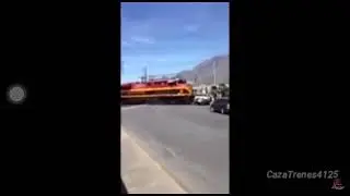 Train hits Truck in Mexico