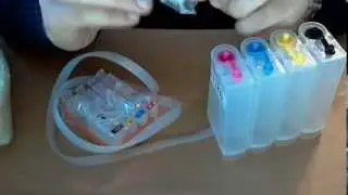 Распаковка 15-й посылки из Китая, СНПЧ для HP