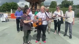 Protest in Harmony Glasgow CND Hiroshima Commemoration 2