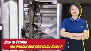 How to Setting the Printed Roll Film Color Code in Packing Machine?