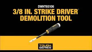 COMING SOON 3/8 Strike Driver Demolition Tool DWHT65106