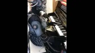 SpirosK photography backstage: Irini Alferei - Starcraft Adjutant Playing the piano