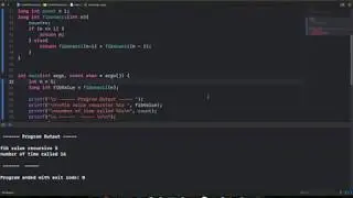 Fun With Recursive Program and Fibonacci Function