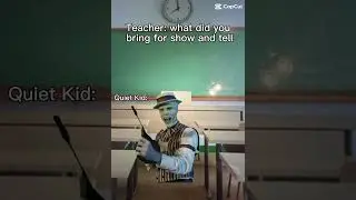 POV. The quiet kid during show and tell?￼￼