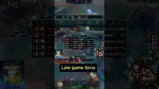 Late Game Sona hits different  #gaming#leagueoflegends#twitchtv#drututt