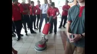 KLENCO low speed polisher machine Single disc Cyclone S380