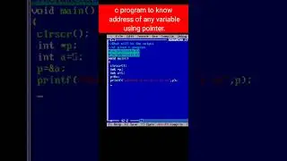 How to know the address of any variable using pointer. #csmarathicoaching