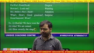 ENGLISH Basic Lect-8 | CBSE Board | UP Board | JK Sir [JEET] | Ucc Suriyawan | English Masterclass