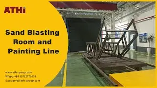 Sand Blasting Room and Painting Line