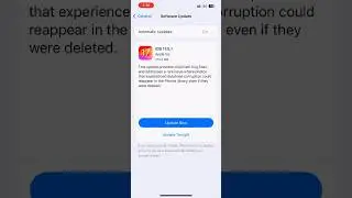 IOS New Update