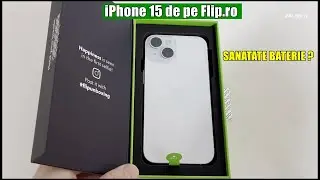 Am cumpărat Iphone 15 de pe Flip.ro ! Unboxing /Review/Părere 2024