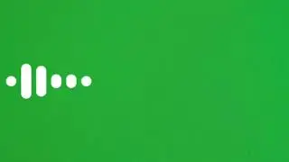 audio spectrum green screen Full HD