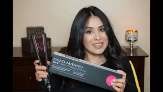 Quick & Easy Hair Tutorial using ENZO MILANO FLAT IRON || Fanny