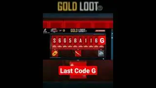 Free Fire Money Heist Gold Loot Full Code #freefire #ff #narutoff