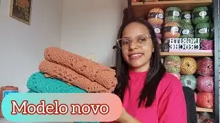 📌 Modelo novo no ateliê/ pares de tapetes de cor única/ficaram lindos vem conferir 🙂#vlog 