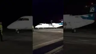 Air New Zealand Dash 8 300 Startup and Taxi.