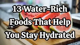 13 Water Rich Foods That Help You Stay Hydrated