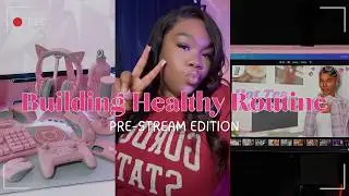 My Healthy Pre-Stream Routine as a Gaming Creator 🎮 (Workout, GRWM & Stream Setup)