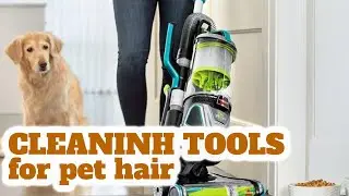 Cleaning tools for pet hair | The ultimate tool for cleaning up pet hair!