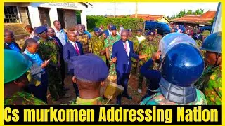 LIVE;CS MURKOMEN ADDRESSING POLICE OFFICERS IN KISUMU COUNTY