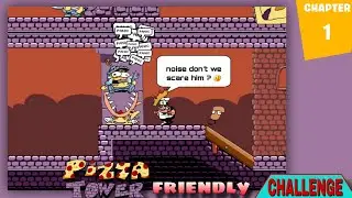 Pizza Tower Friendly Challenge Chapter 1 This Is NOT Easy #pizzatower