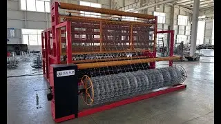 Wide 3 meter animal fence fixed knot wire mesh fence machine exported to Ukraine#fence