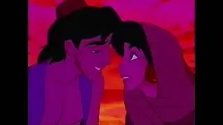 Reklamer for alle danske Aladdin Disney Videos udgivelser