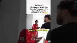 Adin Ross Pushes IShowSpeed to Sign $100M Kick Deal 😳