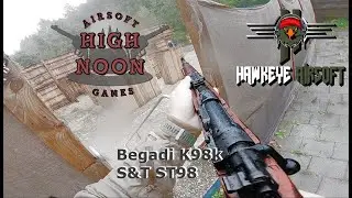 K98k Airsoft Gameplay @ High Noon Games Volume 3