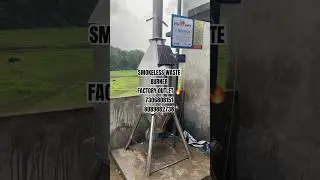 SMOKELESS WASTE BURNER FACTORY OUTLET WASTE INCINERATOR #incinerator #trending #wastemanagement