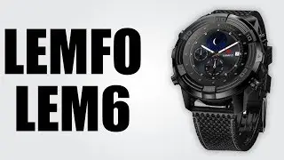 LEMFO LEM6 3G Smartwatch Phone - 1.4 inch / Android 5.1 / 1GB RAM + 16GB ROM /  IP67 Waterproof