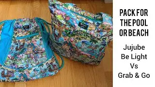 Packing Jujube Grab and Go vs Jujube Be Light for the Pool, Beach or Swimming - #jujubecreativecrew