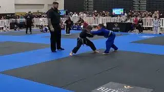 8 year old Jiu Jitsu Grey Belt - BJJ Tour Stockton, CA 03/18/23 Nazary Perkov Gi #2